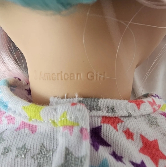 American Girl 88 Truly Me Doll Blue Eyes Pastel Multicolor Hair + CLOTHES +  WIG - Picture 4 of 16